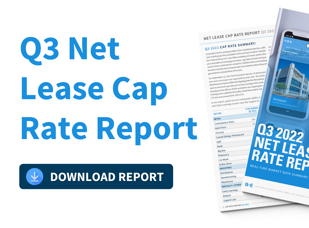b+e net lease cap rate report