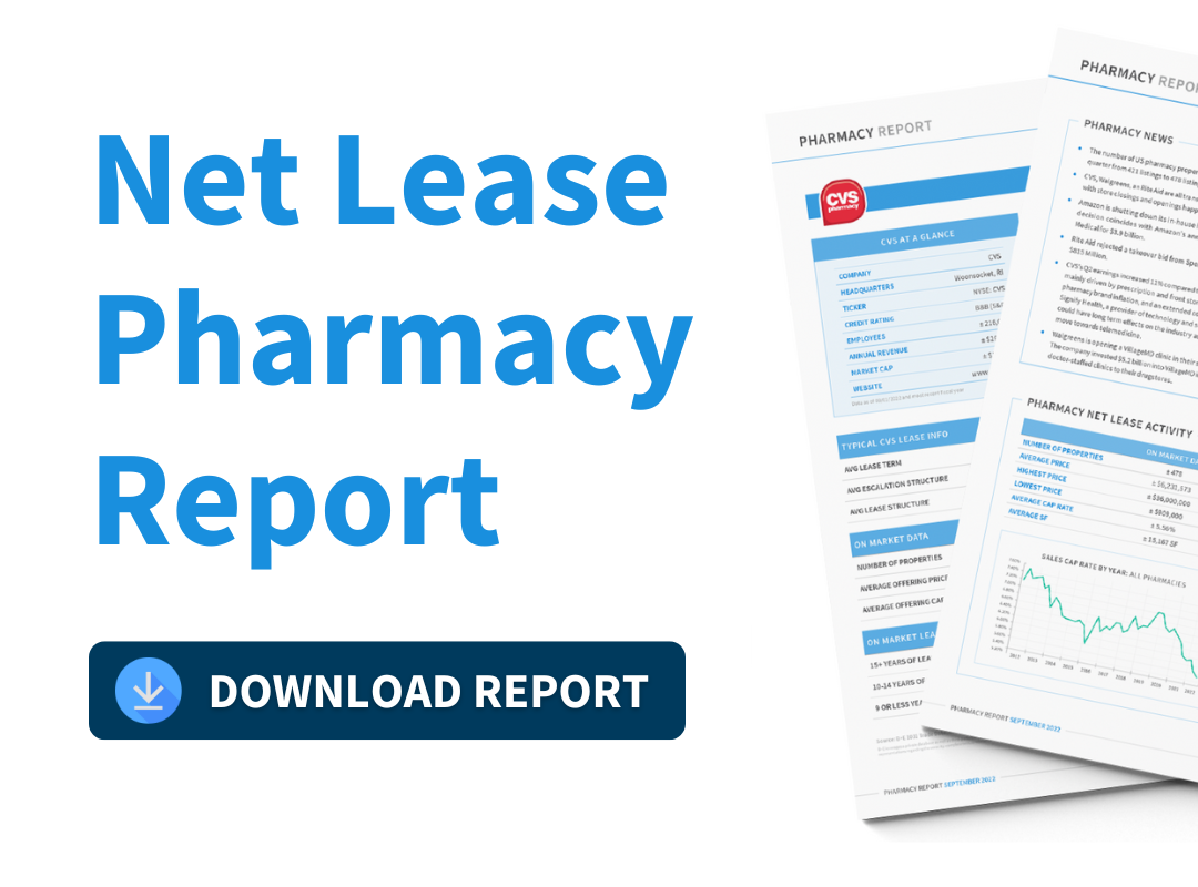 b+e net lease pharmacy market report