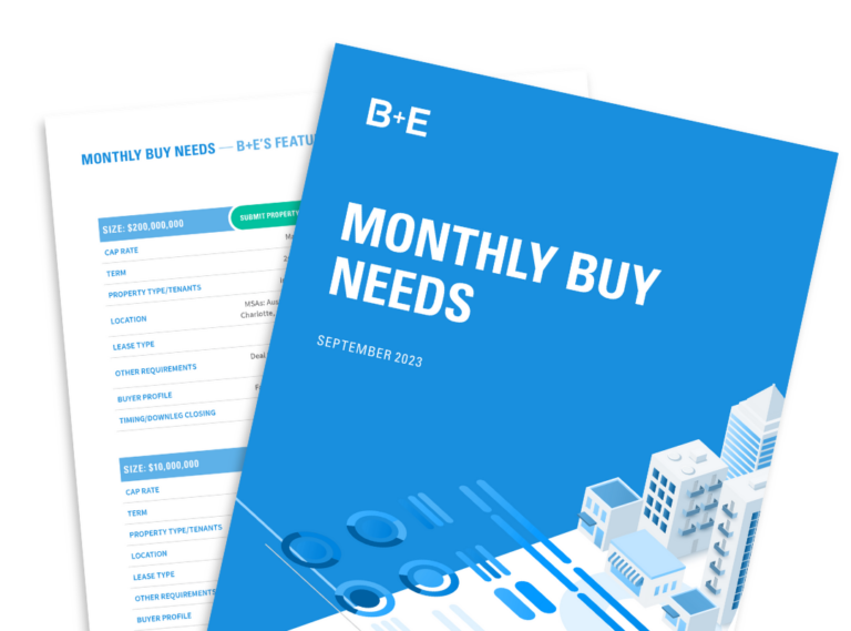 Monthly Buy Needs - B+E