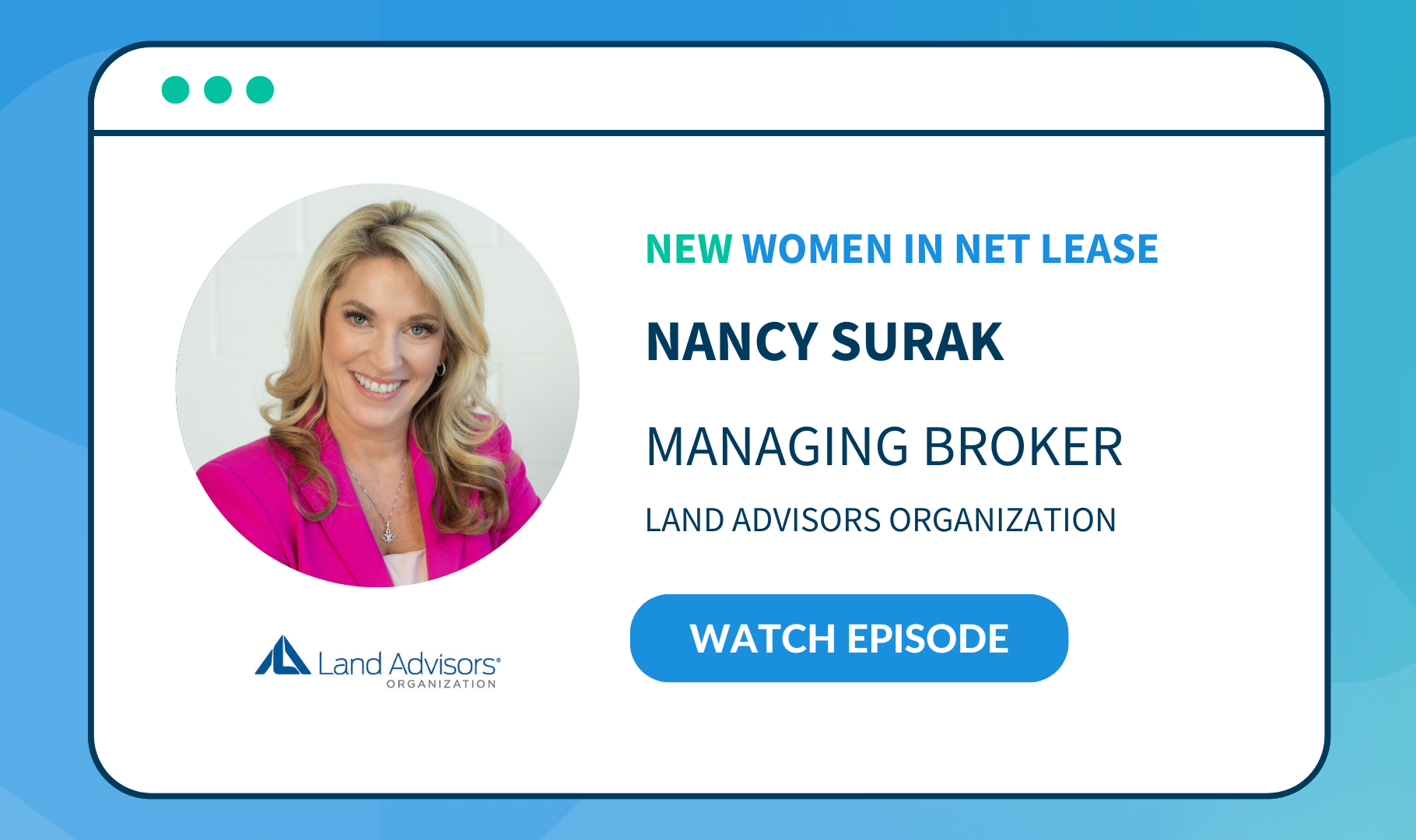 Nancy Surak Women in Net Lease