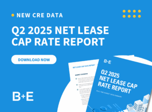 Q2 2025 retail net lease cap rates by sector: pharmacies, grocery, QSR